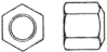 DIN 6330 Гайка шестигранная высокая, высота ~ 1.5 d, форма В, стальная, оцинкованная, нержавеющая