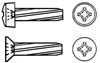 DIN 7516 Винт самонарезающий с крестообразным шлицем Ph