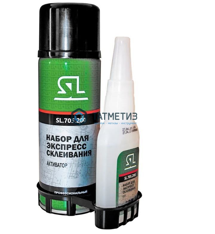 Набор для склеивания (50 г + 200 мл) универ.2-хкомп. ПРОЗРАЧНЫЙ, SL 705.200 -  магазин крепежа «ТАТМЕТИЗ»