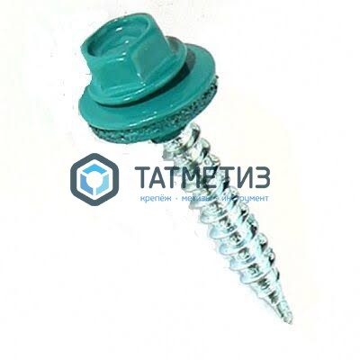Саморез окраш.кров. 4,8х29 /5021/ (250 шт/уп) HW28 -  магазин «ТАТМЕТИЗ»