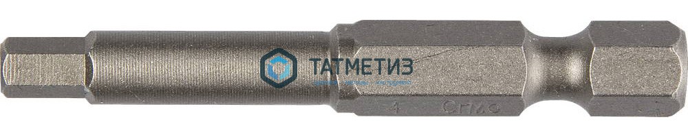 Бита HEX  3- 50, магнит, S2 "Quadro Torsion" (10 шт/уп) -  магазин «ТАТМЕТИЗ»
