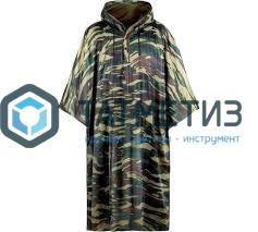 Плащ-дождевик сверхпрочный "ПОНЧО", ПВХ, МИЛИТАРИ, 150 мк, с люверсами, Nadzor/20 -  магазин крепежа «ТАТМЕТИЗ»