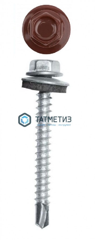 Саморез окраш.кров. 4,8х50 (51) /3009/ DAXMER MS (10х150) -  магазин «ТАТМЕТИЗ»