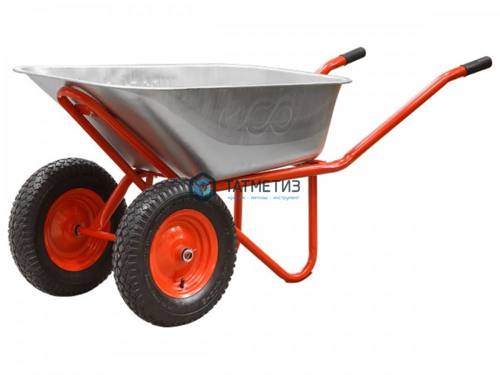 Тачка строительная двухколесная, 350 кг, 130л, пневмо 4.00-8, ECO -  магазин «ТАТМЕТИЗ»
