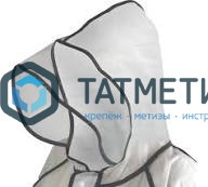 Плащ-дождевик прочный на кнопках, EVA, ПРОЗРАЧНЫЙ с черным кантом, 120 мк, с карманами, Nadzor/20 -  магазин крепежа «ТАТМЕТИЗ»