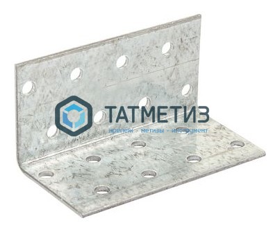 Крепежный уголок KU  40x40x80х2,0 мм (50 шт/уп) -  магазин «ТАТМЕТИЗ»