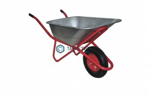 Тачка строительная одноколесная, 200 кг, 110л, 4.00-8, толщ. 0,7мм, TSUNAMI -  магазин крепежа «ТАТМЕТИЗ»