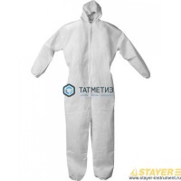 Комбинезон защитный из ламинированного спанбонда, 52-54 р-р STAYER "PROFESSIONAL" -  магазин крепежа «ТАТМЕТИЗ»