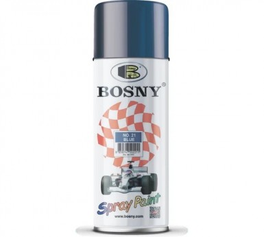 Краска аэроз. BOSNY 520 мл. №021  СИНЯЯ -  магазин крепежа «ТАТМЕТИЗ»