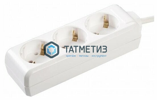 Удлинитель 3х3м с/з 16А IP20 У03 2P+РЕ ИЭК | «ТАТМЕТИЗ» Удлинитель 3х3м с/з 16А IP20 У03 2P+РЕ ИЭК - магазин крепежа «ТАТМЕТИЗ»